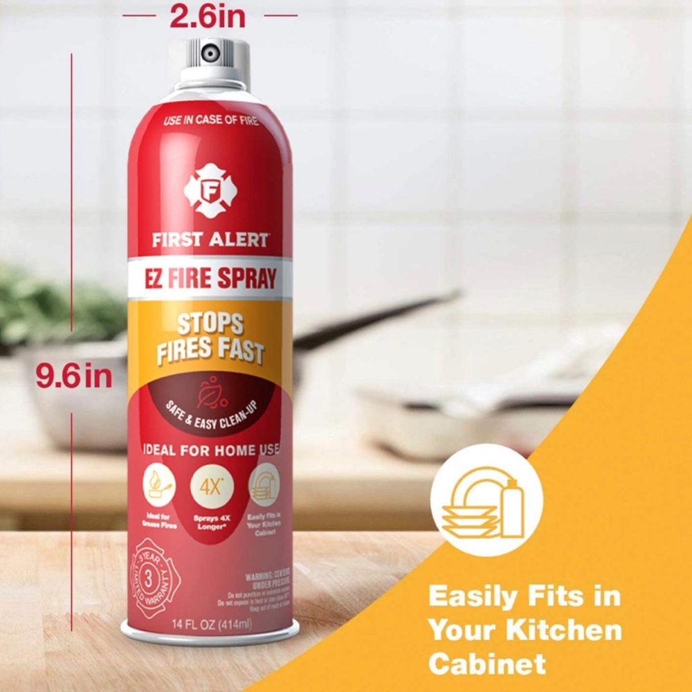 Fire alert spray